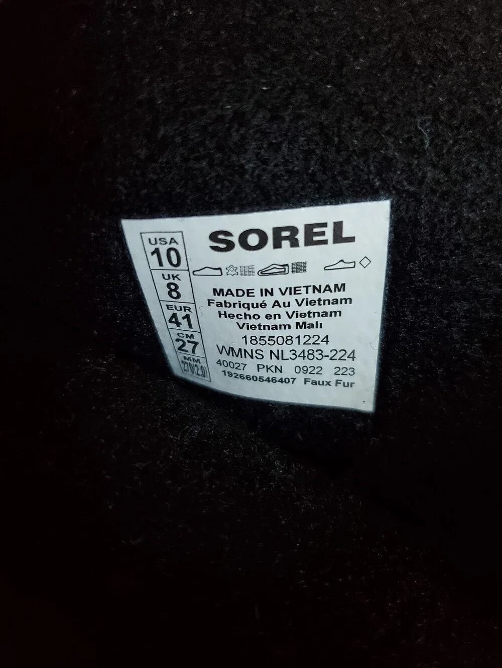 NWT Sorel Winter Carnival Camel Brown  Women's Winter Boot Size 10 Waterproof